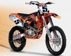 Black-Orange 1:18 Scale Bburago Diecast KTM 450 SX-F Model