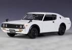 White 1:24 Maisto Diecast 1973 Nissan Skyline 2000 GT-R Model