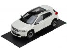 White / Brown 1:43 Scale Diecast Citroen C3-XR Model