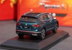 1:43 Scale Blue Diecast 2022 VW Tiguan L SUV Model