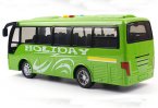 Kids Large Scale Green / Blue Plastic Holiday Coach Bus Toy