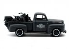 1:24 Scale Deep Gray Diecast 1948 Ford F-1 Pickup Truck Model