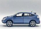 Gray / Blue 1:30 Scale Diecast 2003 Toyota Harrier SUV Model