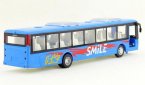 Kids Red / White / Blue Diecast City Bus Toy