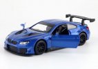 White / Blue 1:44 Scale Kids Diecast BMW M6 GT3 Toy