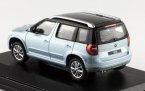 Blue / Orange 1:43 Scale Diecast Skoda Yeti Model