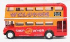 1:50 Scale Kids Red London Double-decker Bus Toy