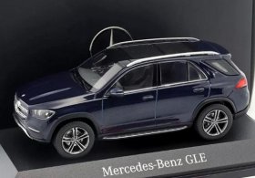 1:43 Scale Blue Diecast 2018 Mercedes-Benz GLE-Class W167 Model