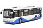 White 1:43 Scale NO.992 Diecast Sunwin ShangHai City Bus Model