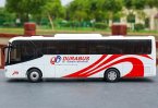 1:43 Scale White DURABUS Diecast Zhongtong Coach Bus Model