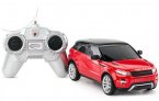 Red / White 1:24 Scale Rastar R/C Range Rover Evoque Toy