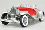 1:18 Scale Ertl Red / Black Diecast 1935 Duesenberg Model