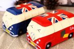 Red / Blue Resin Saving Box VW Bus Model