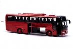 Wine Red 1:43 Scale Die-Cast YuTong ZK6122HD9 Bus Model