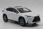 1:18 Scale Silver / Blue / White Diecast Lexus NX200t Model