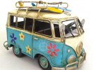 Red / Blue / Green / Pink Handmade Medium Scale VW Bus Model