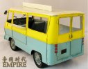 Pure Handmade Large Scale Blue-Yellow Bus Model