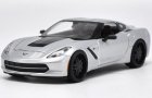 Silver 1:24 Maisto Diecast Chevrolet Corvette Stingray Model