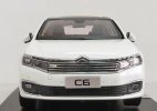 White 1:18 Scale Diecast 2017 Citroen C6 Car Model