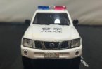 White 1:43 Scale Police Theme Diecast Nissan Patrol Model