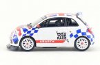 1:43 Bburago Kids The Union Flag Diecast Fiat Abarth 500 Toy