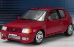 Red / Black / Blue / Yellow 1:18 Diecast 1990 Peugeot 205 Model