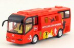 Red Kids Pull-Back Function Diecast Motor Homes Toy