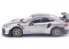 Gray 1:43 Scale Bburago Diecast Porsche 911 GT2 RS Model