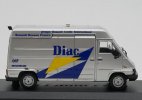 Silver 1:43 Scale IXO Diecast 1992 Renault Master B120 Van Model