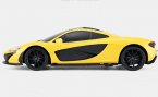 Orange / Yellow Kids 1:24 Scale Rastar R/C McLaren P1 Toy