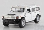 White / Black / Yellow / Red Kids Diecast Hummer H2 Toy