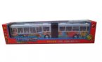 Long Size Plastic White-Blue / White-Yellow Articulated City Bus