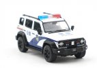 1:64 Scale White Police Diecast 2023 Tank 300 SUV Model