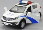 Kids 1:43 Scale White Police Diecast Kia Sportage R Toy