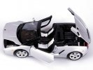 1:18 Silver / Yellow Diecast Lamborghini Gallardo Spyder Model