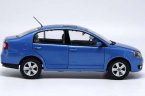 Blue / Gray 1:18 Scale Diecast VW Polo Model