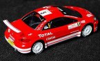 Red AUTOart 1:43 Scale Diecast Peugeot 307 WRC Model