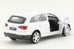 1:43 Scale Kids Black / White Diecast Audi Q7 SUV Toy