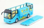 Blue Kids Summer Holiday Diecast Motor Homes Toy