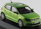 Green / Red 1:43 Scale Diecast VW New Polo Model