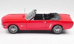 Red /Black 1:18 Scale Welly Diecast 1964 1/2 Ford Mustang Model