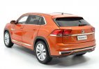 Orange 1:18 Scale Diecast 2019 VW Teramont X SUV Model