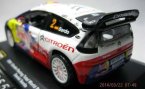 1:32 Scale White Bburago NO.2 Diecast 2009 Citroen C4 WRC Model