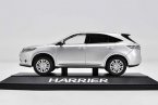 White / Silver / Black 1:30 Scale Diecast Toyota Harrier Model