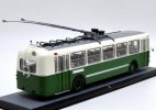 Blue / Green 1:43 Scale Diecast ZiU-5 Trolley Bus Model