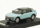 Blue 1:64 Scale Diecast 2022 Cadillac Lyriq Electric SUV Model