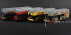 1:32 Red / Yellow / Gray / Silver Double-Decker Cabrio Tour Bus