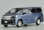 Gray / White / Black / Blue 1:30 Diecast Toyota Vellfire Model