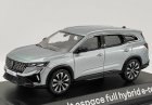 Silver 1:43 Diecast 2024 Renault Espace Full Hybrid e-tech Model