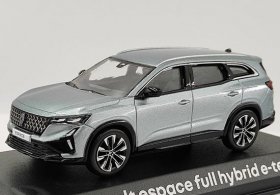 Silver 1:43 Diecast 2024 Renault Espace Full Hybrid e-tech Model